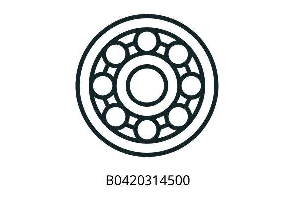 B0420314500 (20T)(25T) O-ring rubber sealing ring GB/T3452.1