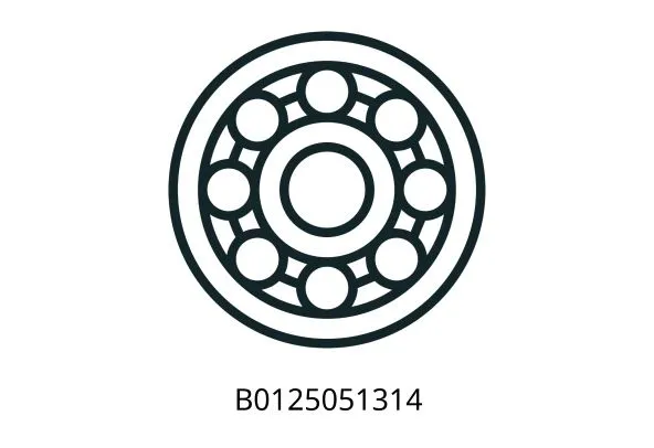 B0125051314 (20T)(25T) Thrust ball bearings GB/T301