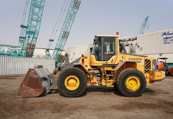 2013 Volvo L120F Wheel Loader left side view- Al Marwan Machinery