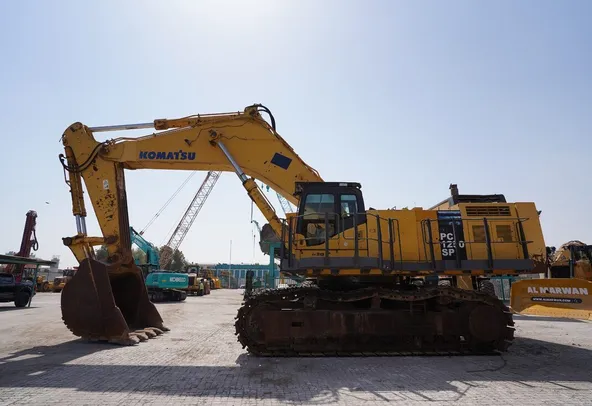 2005 Komatsu PC1250-7 Track Excavator Left Side View - Al Marwan Machinery