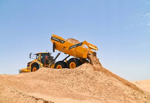 45-Ton Articulated Dump Trucks For Rent | Al Marwan