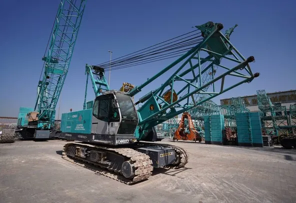 2009 Kobelco CKE800-1F Crawler Crane CRC-0254 Front right view| Al Marwan Machinery
