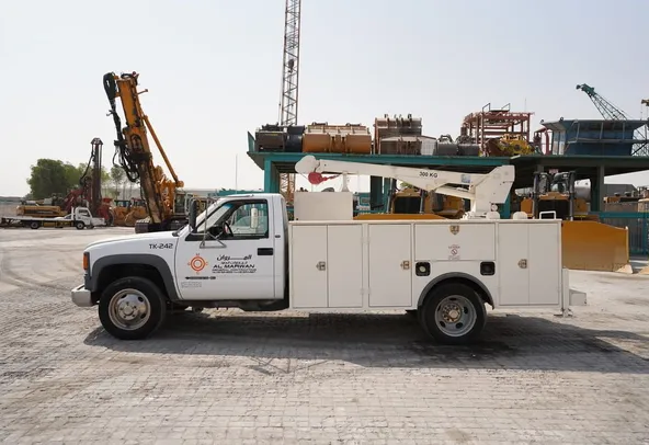 1995 Chevrolet Silverado 3500HD Service Utility Truck Mounted Crane