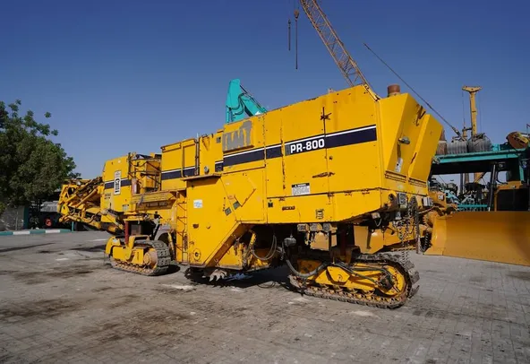 2001 CMI (Terex) PR800-7 Cold Miller rear left view - Al Marwan Heavy Machinery