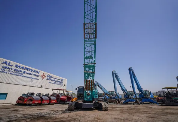 New Kobelco Crawler Cranes Front View