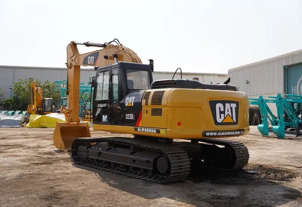 2020 CAT Caterpillar 323D3 Crawler Excavator Medium 23 Ton Track Digger Trackhoe Rear-Right