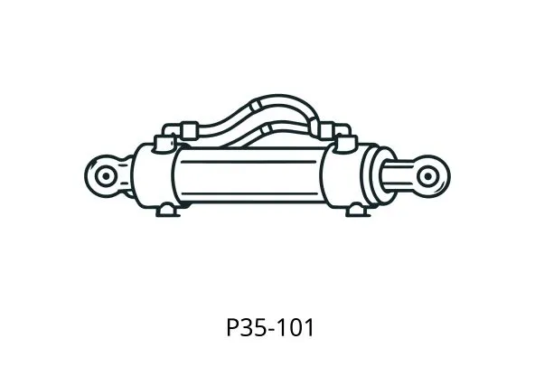 P35-101 (3T) TY 3T3J REAR LIFITING CYLINDER SEALING PACKAGE