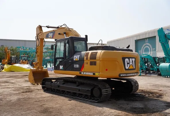 2020 CAT 323D3 Track Excavator Rear Left View - Al Marwan Machinery