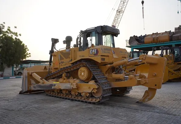 Caterpillar D8T Crawler Bulldozer 2021 rear left view