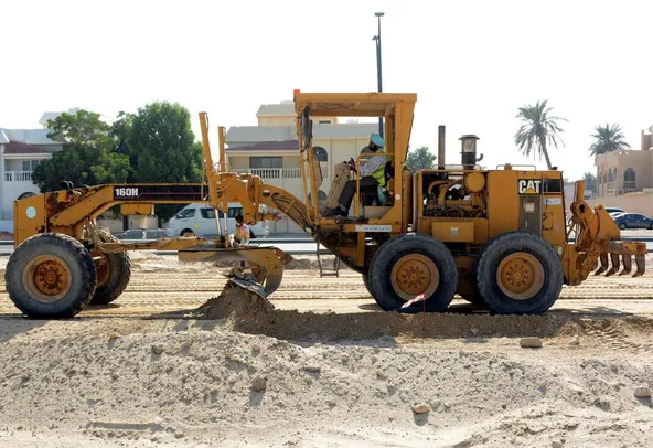 Rent motor grader with 4.2 blade width | Al Marwan