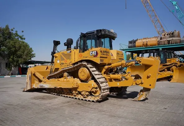 Caterpillar D8T Dozer 2021 left rear view  - Al Marwan Heavy Machinery