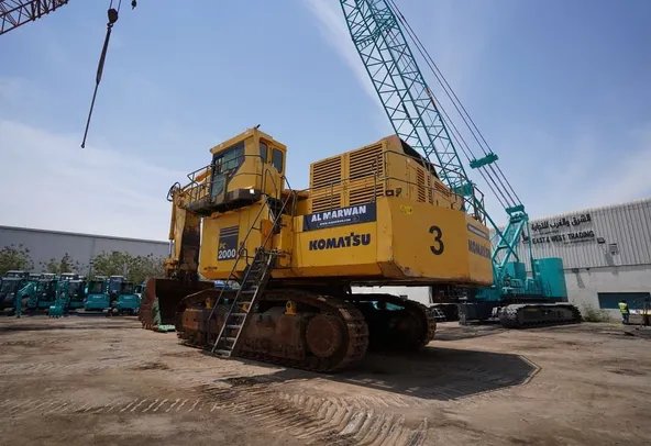 2019 Komatsu PC2000-8 Large Mining Quarry Track Excavator rear-right