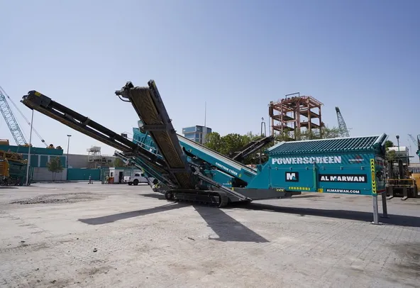 2018 Like-New Powerscreen Chieftain 2100X Screener by Terex Corp Large quarrying 40 ton screener crusher