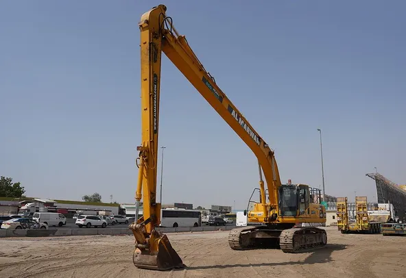 40-ton Excavators,Long Boom 17-meters for rent