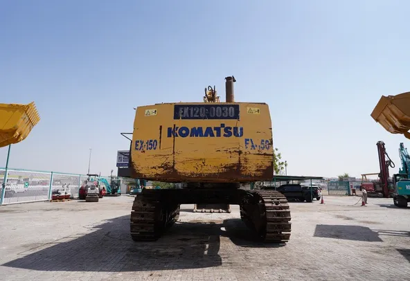 2005 Komatsu PC1250-7 Track Excavator Back View - Al Marwan Machinery
