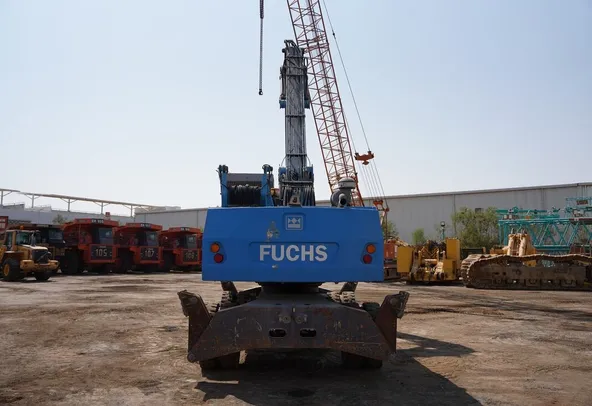 Material Handler 2013 Terex Fuchs MHL 335 rear view - Al Marwan Heavy Machinery