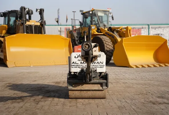 Used 2011 Sakai HV51ST Walk-Behind Roller-rear view