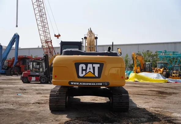 Cat 323D3 Track Excavator 2020-Rear-Al Marwan