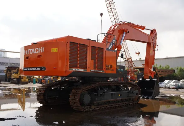 2017 Hitachi ZX870 Crawler Excavator - rear-left- Al Marwan Machinery
