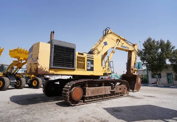 2005 Komatsu PC1250-7 Track Excavator Rear Right View - Al Marwan Machinery