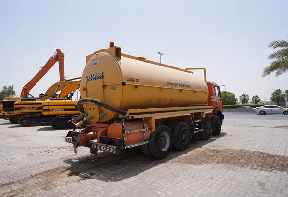 2001 Used Mercedes-Benz Actros 3235K 4x8 Water Tanker Truck 5000 Gallon Tank Off-Road Hauler