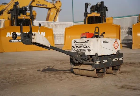 Used 2011 Sakai HV51ST Walk-Behind Roller-rear-right view