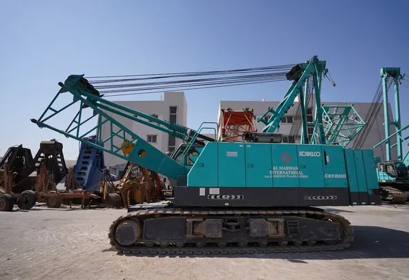 2009 Kobelco CKE800-1F Crawler Crane CRC-0254 Left side view| Al Marwan Machinery