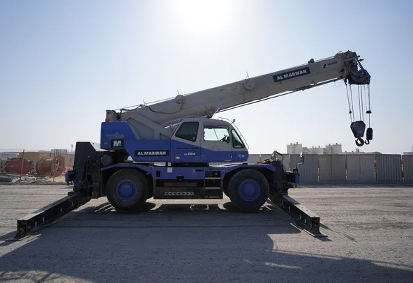 Used 2012 Tadano GR250N-2 Mobile Crane 42 ton Rough Terrain All Terrain Crane Heavy Lifting Solution