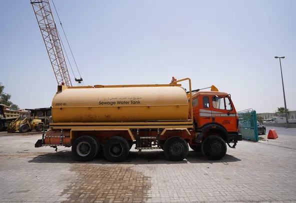 2001 Used Mercedes-Benz Actros 3235K 4x8 Water Tanker Truck 5000 Gallon Tank Off-Road Hauler