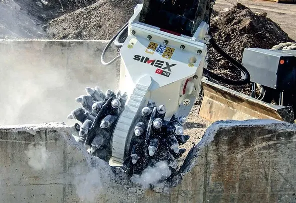 Buy The Simex TF 850 Cutter Head Double Drum Attachment