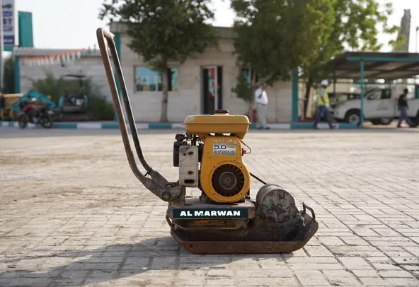 2003 Sakai PC100 Plate Compactor right side view- Al Marwan Machinery