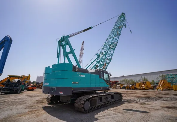 Kobelco CKS800 Crawler Crane Right Rear Side View