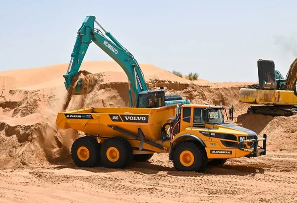 Rent Large 40-Ton Articulated Dump Trucks| Al Marwan