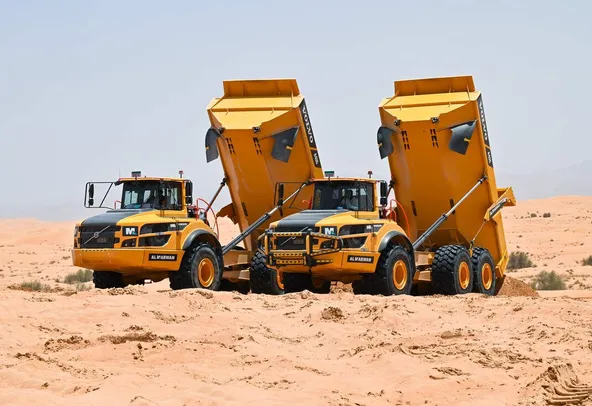 Rent Large 40-Ton Articulated Dump Trucks| Al Marwan