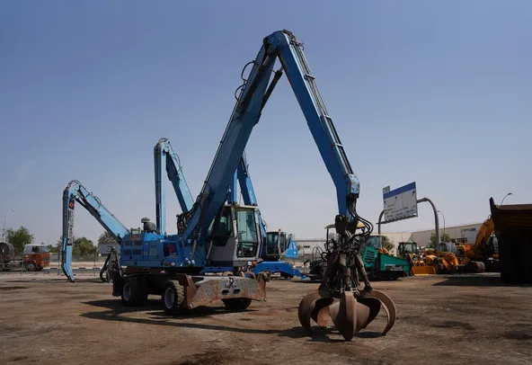 Material Handler 2013 Terex Fuchs MHL 335 front right view - Al Marwan Heavy Machinery