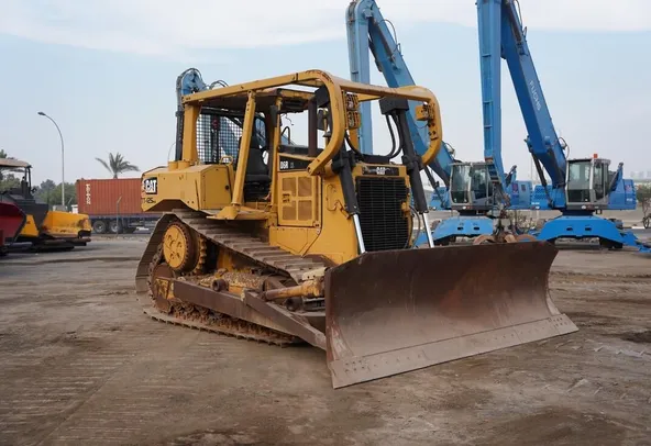 2012 Cat D6R XL Bulldozer front right view - Al Marwan Heavy Machinery