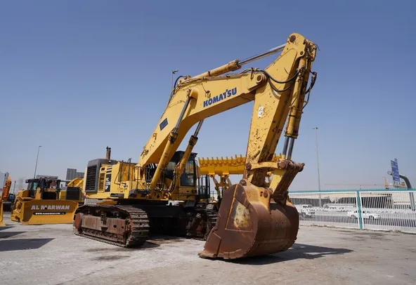 2005 Komatsu PC1250-7 Track Excavator Front Right View - Al Marwan Machinery