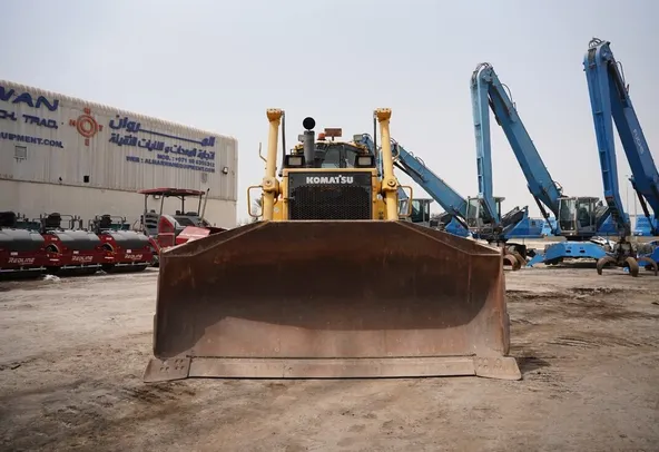 Used Komatsu D155A-6 Crawler Bulldozer Tractor