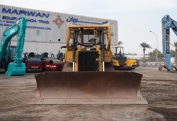 2012 Cat D6R XL Bulldozer front view - Al Marwan Heavy Machinery