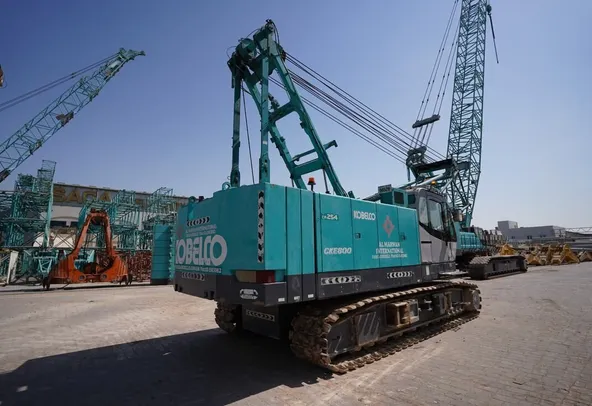 2009 Kobelco CKE800-1F Crawler Crane CRC-0254 Rear right side view| Al Marwan Machinery