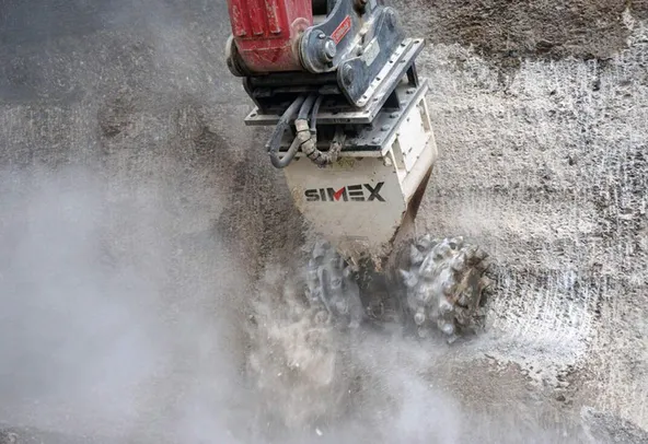 New Simex TF 2100 Double Drum Cutter Head