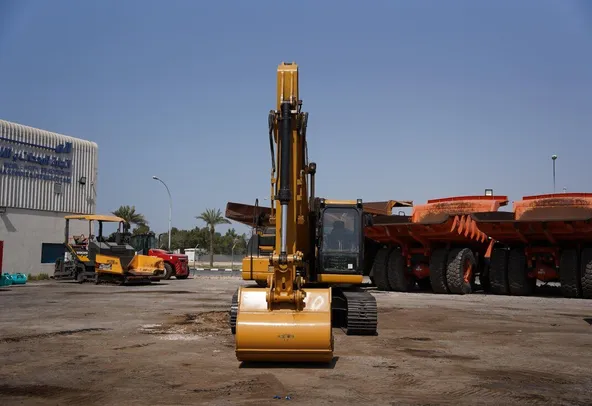 2020 CAT 323D3 Track Excavator Front View - Al Marwan Machinery