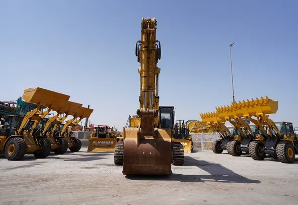 2005 Komatsu PC1250-7 Track Excavator Front View - Al Marwan Machinery