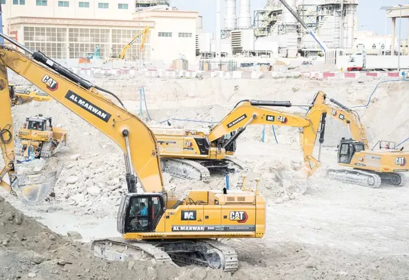 95-ton Excavators for Rent, Standard Boom