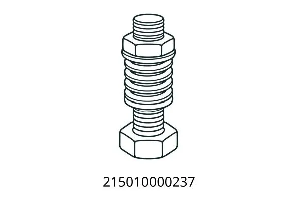 215010000237 BOLT M10×20-8.8-ZND GB/T 5789