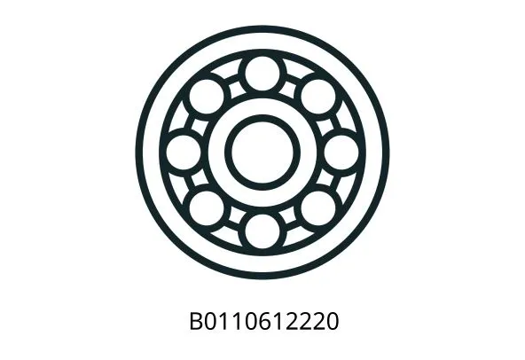 B0110612220 Cylindrical roller bearings GB/T283/ NUP2220E(d100xD180xB46)