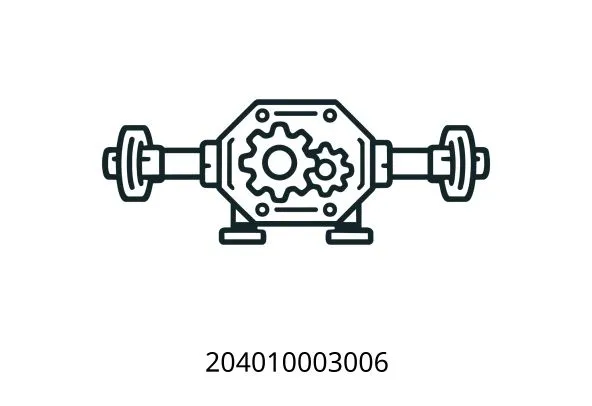204010003006 DRIVE AXLE