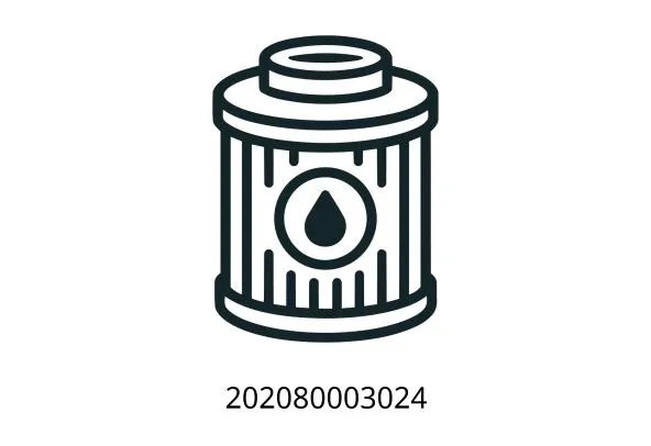 202080003024 FILTER, OIL SUCTION WUI-100×180-J