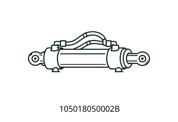 105018050002B FOLDING ARM CYLINDER PISTON ROD SHEATH