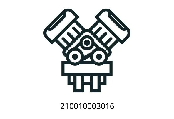 210010003016 GAS STRUT